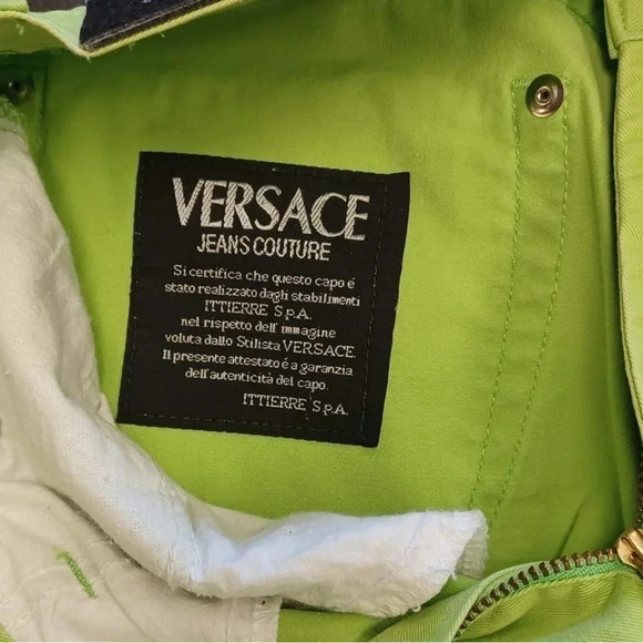 Versace Authentic Lime  Green Jeans Size 29 - Picture 9 of 16